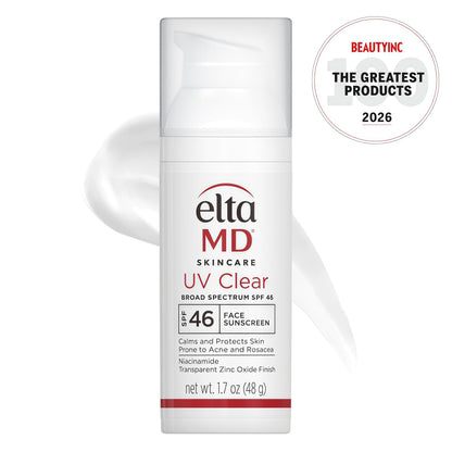 EltaMD UV Clear Face Sunscreen, Oil Free Sunscreen for Sensitive Skin with Zinc Oxide, Dermatologist Recommended