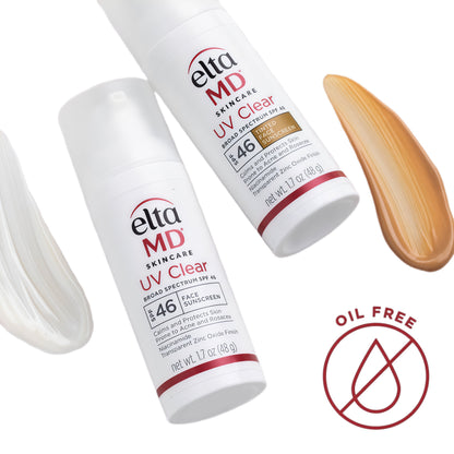 EltaMD UV Clear Face Sunscreen, Oil Free Sunscreen for Sensitive Skin with Zinc Oxide, Dermatologist Recommended